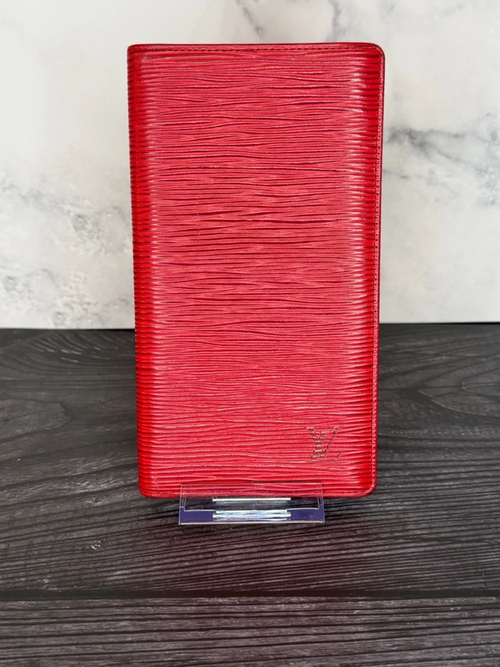 Louis Vuitton Epi Red Long Bifold Wallet | Vintage | Date Code: CA0964